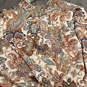 SHEIN Multicolor Paisley Blouse